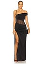 view 1 of 3 The Arushi Gown in Black