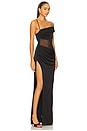 view 2 of 3 The Arushi Gown in Black