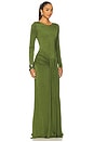 view 2 of 3 The Heena Gown in Olive