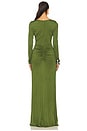 view 3 of 3 The Heena Gown in Olive
