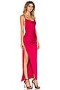 view 2 of 3 Take It All Maxi Dress in Berry Red