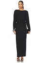 view 1 of 4 The Kima Maxi Dress in Black