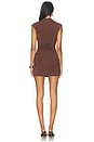 view 3 of 3 Nicolette Mini Dress in Chocolate Brown