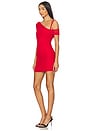 view 3 of 4 Elaine Mini Dress in Crimson Red