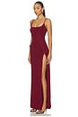 view 2 of 3 Mirabel Maxi Dress in Oxblood