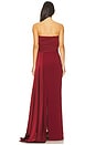 view 3 of 3 Amira Gown in Dark Red