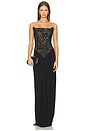 view 1 of 3 Asta Gown in Black