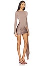 view 2 of 4 Imari Mini Dress in Taupe