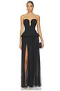 view 1 of 3 Gemma Gown in Black