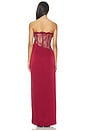 view 3 of 3 Nalani Maxi Dress in Oxblood