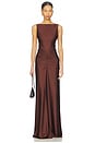 view 1 of 3 Shilpa Gown in Brown