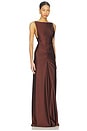 view 2 of 3 Shilpa Gown in Brown