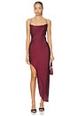 view 2 of 5 Salome Dress in Burgundy