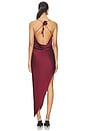 view 4 of 5 Salome Dress in Burgundy
