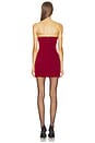 view 3 of 3 Asma Mini Dress in Deep Red
