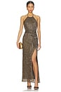 view 1 of 4 Celine Gown in Gold
