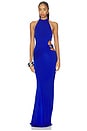 view 1 of 3 The Evanna Gown in Cobalt
