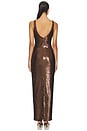 view 3 of 4 Janhvi Maxi Dress in Chocolate Brown