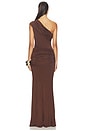 view 3 of 3 Rani Gown in Chocolate Brown
