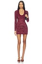 view 1 of 3 Saba Mini Dress in Oxblood