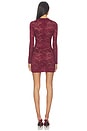 view 3 of 3 Saba Mini Dress in Oxblood