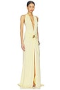 view 2 of 3 ROBE DE SOIRÉE JUHI in Butter Yellow