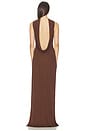 view 3 of 4 VESTIDO LARGO RENATA in Brown