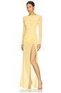 view 3 of 4 ПЛАТЬЕ AMALYA in Yellow