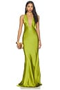 view 1 of 3 Pushpa Gown in Green