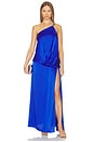 view 1 of 3 VESTIDO LARGO ROHINI in Cobalt