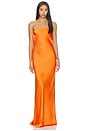 view 1 of 3 Indira Gown in Orange