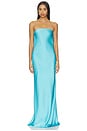 view 2 of 3 Indira Gown in Blue