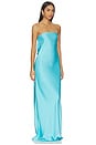 view 3 of 3 Indira Gown in Blue