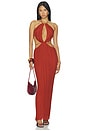 view 1 of 4 Suhani Gown in Rust