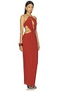 view 2 of 4 Suhani Gown in Rust