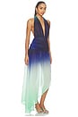 view 2 of 4 Sargun Maxi Dress in Blue & Green