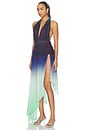view 3 of 4 Sargun Maxi Dress in Blue & Green