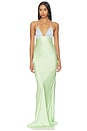 view 1 of 3 ROBE ZAREEN in Pale Blue & Green