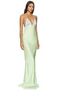 view 2 of 3 ROBE ZAREEN in Pale Blue & Green
