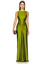 view 1 of 3 ROBE DE SOIRÉE SHILPA in Olive