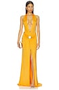 view 1 of 3 VESTIDO LARGO JUHI in Orange