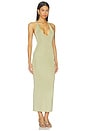 view 2 of 4 Jamy Deep V Maxi Dress in Sage