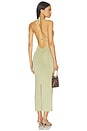 view 3 of 4 Jamy Deep V Maxi Dress in Sage