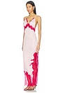 view 1 of 4 VESTIDO LARGO GULZAR in Tonal Pink