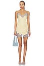 view 1 of 3 Komal Mini Dress in Yellow & Blue