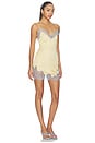 view 2 of 3 Komal Mini Dress in Yellow & Blue