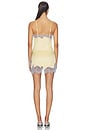 view 3 of 3 Komal Mini Dress in Yellow & Blue