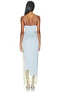 view 3 of 4 Shama Maxi in Pale Blue & Yellow