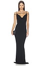 view 1 of 3 Malini Gown in Black