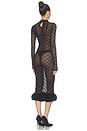 view 4 of 3 Meghna Midi Dress in Black